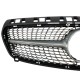 Μάσκα Mercedes W176 A-Class (2013-2015) - Diamond design, μάυρη με πλαίσιο χρωμίου