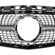 Μάσκα Mercedes W176 A-Class (2013-2015) - Diamond design, μάυρη με πλαίσιο χρωμίου