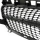 Μάσκα Mercedes W176 A-Class (2013-2015) - Diamond design, μάυρη με πλαίσιο χρωμίου
