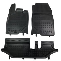 Λαστιχένια πατάκια Peugeot 5008 Hybrid (2024+) 7θεσιο τύπου σκαφάκι - 5τμχ., Rezaw Plast