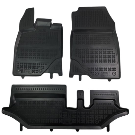 Λαστιχένια πατάκια Peugeot 5008 Hybrid (2024+) 7θεσιο τύπου σκαφάκι - 5τμχ., Rezaw Plast