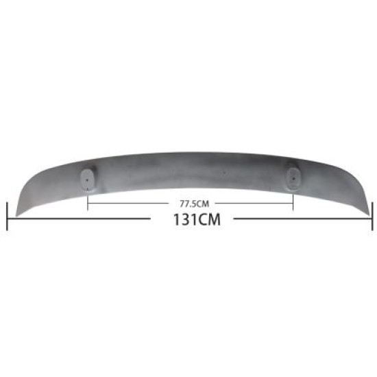 Αεροτομή οροφής universal 125cm και μήκος εγκατάστασης 62.5cm - μαύρη γυαλιστερή Αεροτομή οροφής universal 125cm και μήκος εγκατάστασης 62.5cm - μαύρη γυαλιστερή