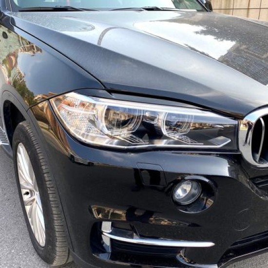 Φρυδάκια φαναριών BMW X5 F15 (2014-2018) - μαύρα γυαλιστερά