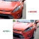 Φρυδάκια φαναριών Ford Fiesta (2008-2012) MK6 - μαύρα γυαλιστερά