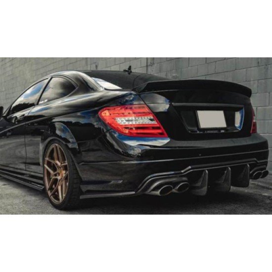Diffuser προφυλακτήρα Mercedes W204 C-Class (2007-2013) C63 AMG Style - μαύρο γυαλιστερό Diffuser προφυλακτήρα Mercedes W204 C-Class (2007-2013) C63 AMG Style - μαύρο γυαλιστερό