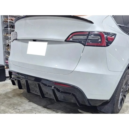 Diffuser προφυλακτήρα Tesla Model Y - μαύρο γυαλιστερό