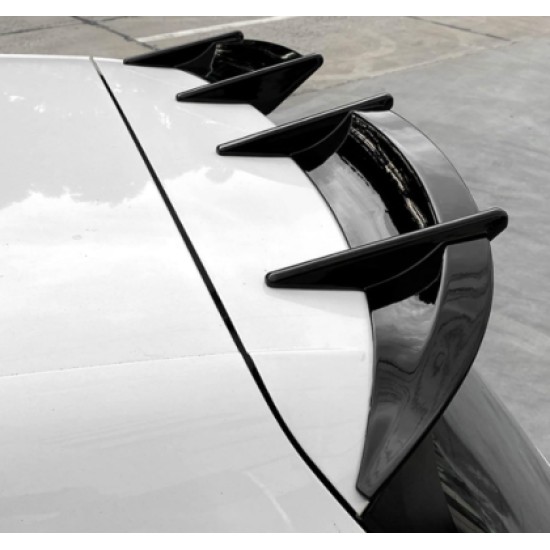 Αεροτομή οροφής Vw Golf 6 GTI / R20 AK Style - μαύρη γυαλιστερή