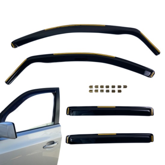 Ανεμοθραύστες Vw Golf 7 (2012-2020) - 4τμχ. εμπρός και πίσω, Streetech