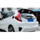 Αεροτομή οροφής Honda Jazz (2014+) με τρίτο στοπ - μαύρη γυαλιστερή