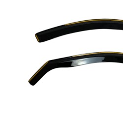 Ανεμοθραύστες Vw Passat B6 / B7 (2005-2014) sedan - 4τμχ. εμπρός και πίσω - μάυροι