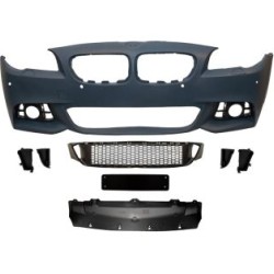 Προφυλακτήρας εμπρός BMW F10 / F11 facelift (2014-2017) - M pack design με ανοίγματα parktronic, με πιτσιλίθρες