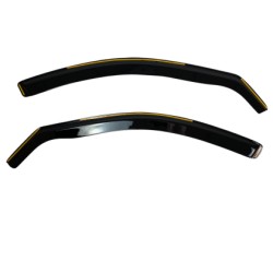 Ανεμοθραύστες Audi A3 (2012-2020) sportback - 4τμχ. εμπρός και πίσω - μαύρο χρώμα