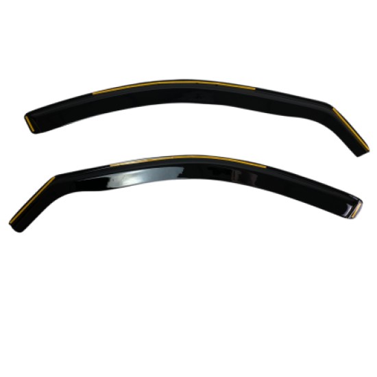 Ανεμοθραύστες Nissan Quashqai J11 (2013-2021) - 4τμχ. εμπρός και πίσω - μαύρο χρώμα