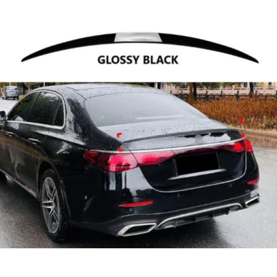 Αεροτομή πορτ-μπαγκάζ Mercedes W214 E-Class (2024+) AMG Style - μαύρη γυαλιστερή Αεροτομή πορτ-μπαγκάζ Mercedes W214 E-Class (2024+) AMG Style - μαύρη γυαλιστερή
