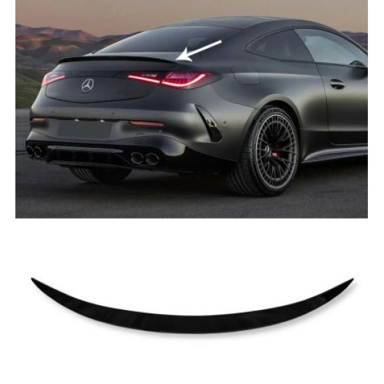 Αεροτομή πορτ μπαγκάζ για Mercedes CLE coupe (2024+) AMG Style - μαύρη γυαλιστερή