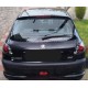 Πίσω φανάρια Peugeot 206 3/5 πορτο - μαύρα - σετ 2τμχ.