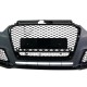 Προφυλακτήρας εμπρός Audi A3 (2012-2016) 3/5 πορτο- RS3 design με ανοίγματα parktronic