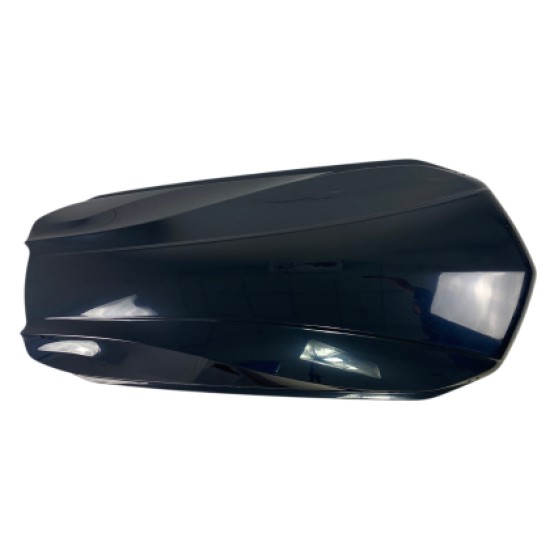 Μπαγκαζιέρα οροφής Junior Strike 199x84x41cm με διπλό άνοιγμα και κλειδί, 480 λίτρα - μαύρη γυαλιστερή