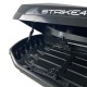 Μπαγκαζιέρα οροφής Junior Strike 199x84x41cm με διπλό άνοιγμα και κλειδί, 480 λίτρα - μαύρη γυαλιστερή