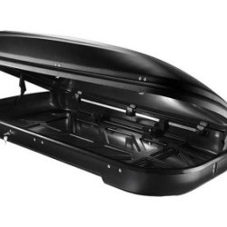 Μπαγκαζιέρα οροφής Junior FL 125x90x34cm με μονόπλευρο άνοιγμα και κλειδί, 320 λίτρα - μαύρη