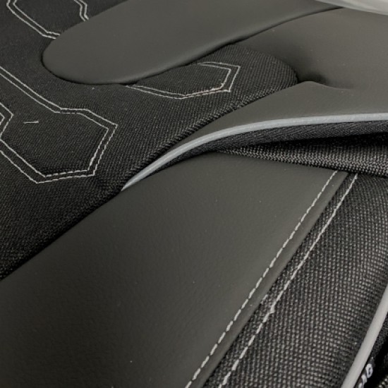 3D Δερμάτινα καλύμματα καθισμάτων Streetech Sport SP11 - μαύρο χρώμα