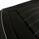 3D Δερμάτινα καλύμματα καθισμάτων Streetech Palermo - μαύρο χρώμα με γκρι ραφές