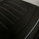 3D Δερμάτινα καλύμματα καθισμάτων Streetech Palermo - μαύρο χρώμα με γκρι ραφές