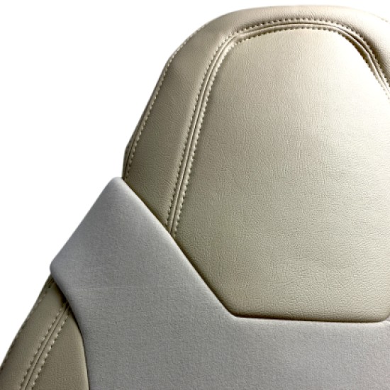 3D Δερμάτινα καλύμματα καθισμάτων Fiat Ducato (2018+) τροχόσπιτο μπεζ χρώμα - 2τμχ.