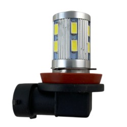 Led λάμπα H8 με 16 led και προτζέκτορα - 1τμχ.