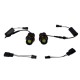 Angel eyes BMW E39 / E60 / E53 X5 / E65 / E87 / E63 160W led - λευκό χρώμα, 7000 lumen - 2τμχ.