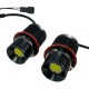 Angel eyes BMW E39 / E60 / E53 X5 / E65 / E87 / E63 160W led - λευκό χρώμα, 7000 lumen - 2τμχ.