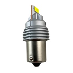 Led λάμπα τύπου BA15S με 2 εξαπύρηνα SMD led και CSP chipset - λευκή - 1τμχ.