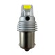 Led λάμπα τύπου BA15S με 2 εξαπύρηνα SMD led και CSP chipset - λευκή - 1τμχ.