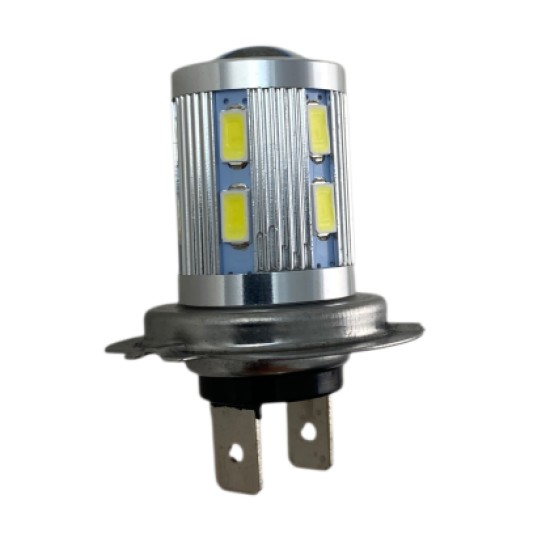 Led λάμπα H7 με 16 led και προτζέκτορα - 1τμχ.