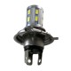Led λάμπα H4, H4 με 16 led και προτζέκτορα - 1τμχ.