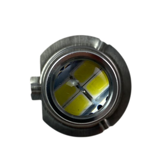 Led λάμπα H7 με 16 led και προτζέκτορα - 1τμχ.