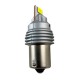 Led λάμπα τύπου BA15S με 2 εξαπύρηνα SMD led και CSP chipset - κίτρινη- 1τμχ.