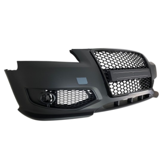 Προφυλακτήρας εμπρός Audi A3 8P (2005-2008) - RS Design με μαύρη γυαλιστερή μάσκα