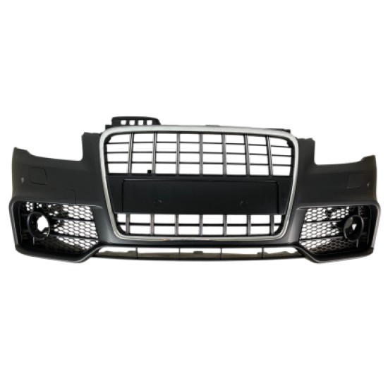 Προφυλακτήρας εμπρός Audi A4 B7 8E (2004-2008) - S3 Design με γρίλια χρωμίου , με ανοίγματα πιτσιλίθρες