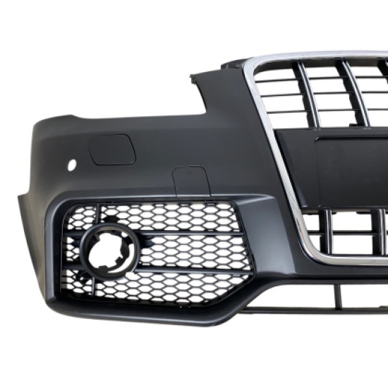 Προφυλακτήρας εμπρός Audi A4 B7 8E (2004-2008) - S3 Design με γρίλια χρωμίου , με ανοίγματα πιτσιλίθρες