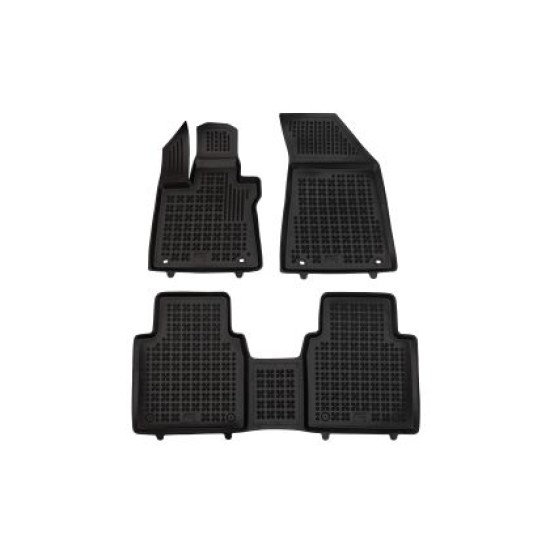 Λαστιχένια πατάκια MG HS (2024+) petrol, with manual gearbox τύπου σκαφάκι - 3τμχ., Rezaw Plast