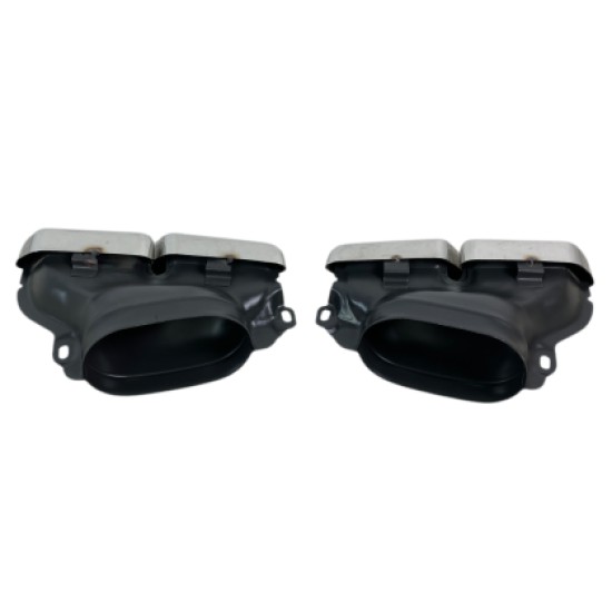 Μπούκες εξάτμισης E-Class W212 / S-Class W222 - χρωμίου
