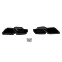 Μπούκες εξάτμισης E-Class W212 / S-Class W222 - μαύρο χρώμα