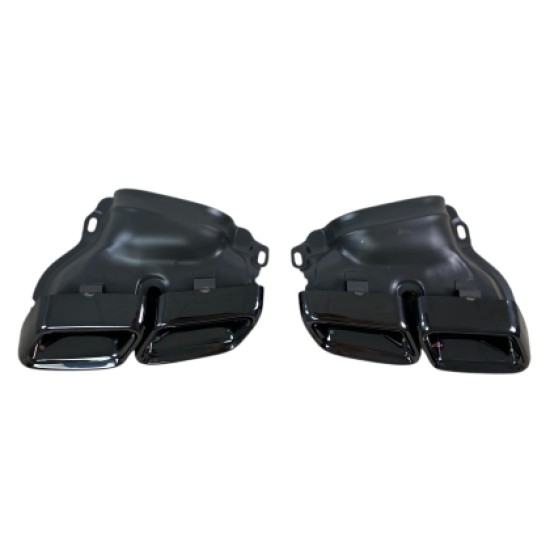 Μπούκες εξάτμισης E-Class W212 / S-Class W222 - μαύρο χρώμα