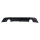 Diffuser προφυλακτήρα BMW E92 - M pack design διπλό για διπλή εξάτμιση