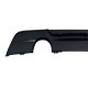 Diffuser προφυλακτήρα BMW E92 - M pack design διπλό για διπλή εξάτμιση