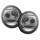 Φανάρια εμπρός angel eyes για Vw Beetle (1998-2005) , μάυρα , με λάμπες (Η1) - σετ 2τμχ.