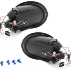 Φανάρια εμπρός angel eyes για Vw Beetle (1998-2005) , μάυρα , με λάμπες (Η1) - σετ 2τμχ. Φανάρια εμπρός angel eyes για Vw Beetle (1998-2005) , μάυρα , με λάμπες (Η1) - σετ 2τμχ.