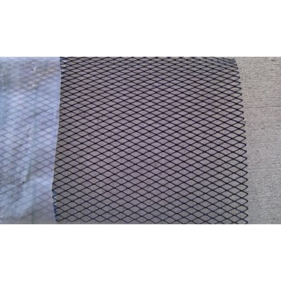 Μεταλλική σίτα μαύρη-100x20 cm.