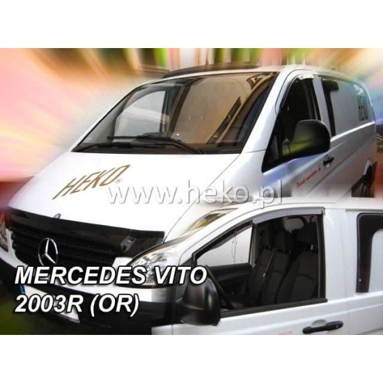 Ανεμοθραύστες για Mercedes Vito /Viano W639 (2003-2014) - 2 τμχ. εμπρός αυτοκόλλητοι